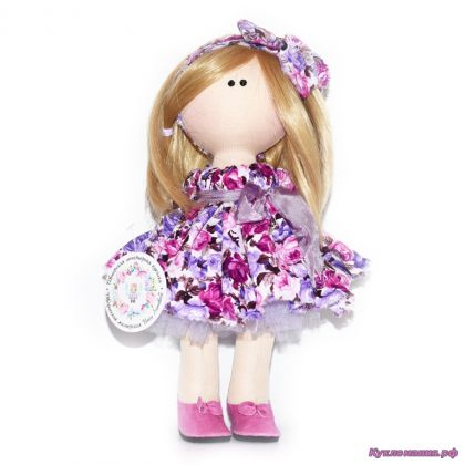 Кукла Тильда в цветочном платье