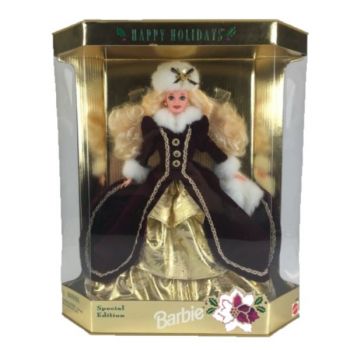 Кукла коллекционная Барби - Happy Holidays Barbie Christmas (1996 год выпуска)