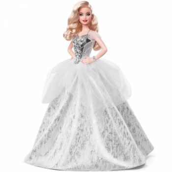 Кукла Барби Праздничная 2021 - Holiday Barbie Doll, Blonde Wavy Hair