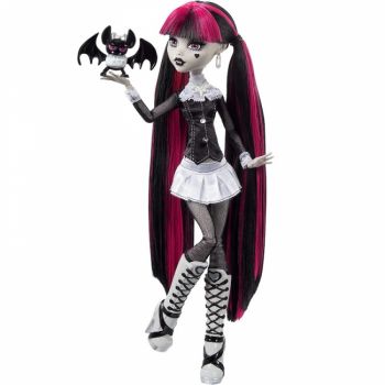 Monster High Draculaura in Black and White, Reel Drama Collector Doll